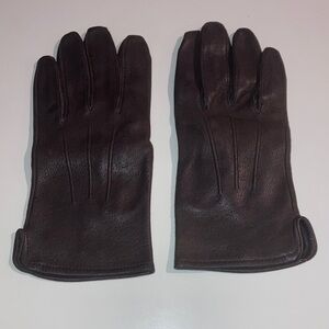 Gates Brown Leather Gloves medium